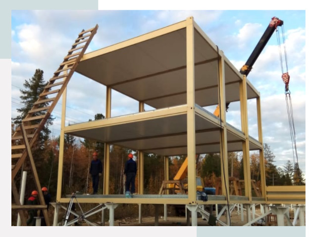 Строительство модульных здания Воткинск