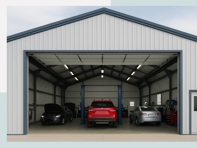 Ангары из сэндвич панелей от 622 руб. в Воткинск