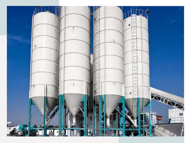 Строительство цементных силосов в Воткинске