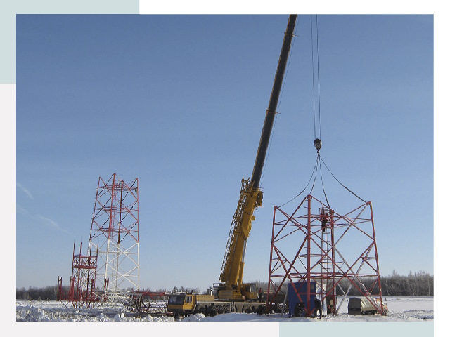 Монтаж вышек связи в Воткинске