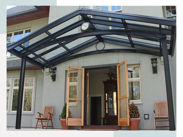 Козырьки металлические в Воткинске