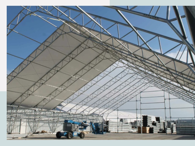 Каркасно-тентовые сооружения от СтальСтрой-Втк по цене 622 руб.