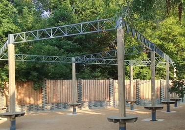 Терраса из металлоконструкций под ключ, проектирование, изготовление и монтаж от СтальСтрой-Втк